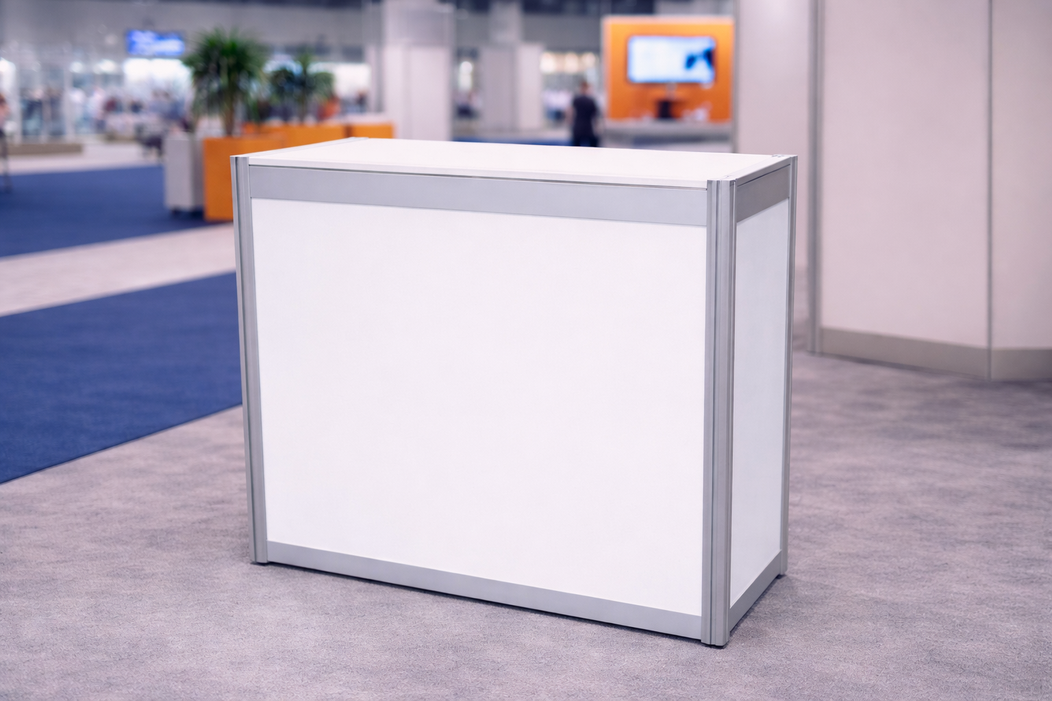 Mostrador modular blanco