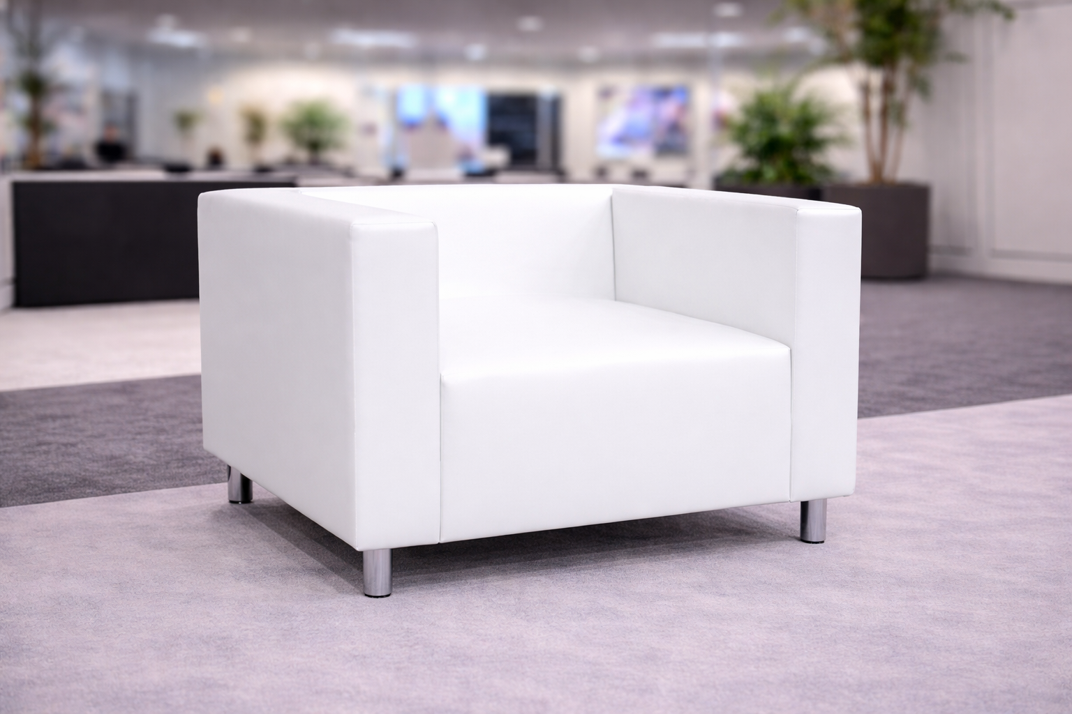 Sillón blanco individual para eventos